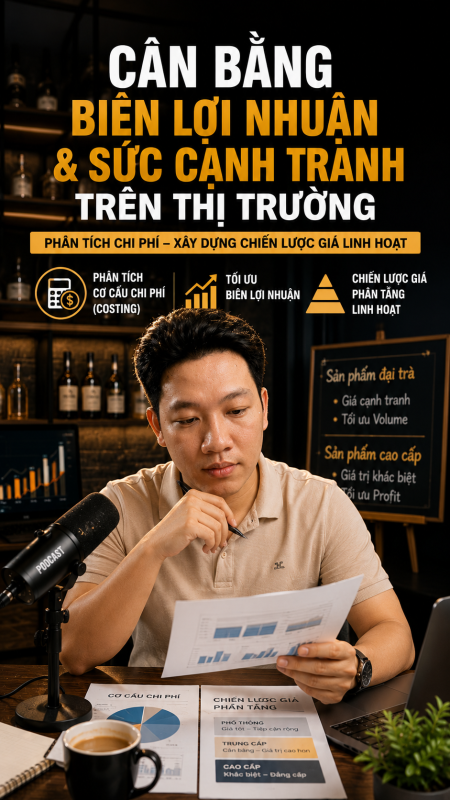 Cân bằng giữa biên lợi nhuận và sức cạnh tranh trên thị trường