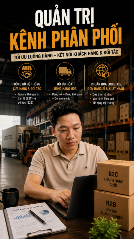 Tối ưu hóa luồng hàng hóa đến tay khách hàng (B2C) và đối tác (B2B)